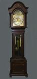 191. SHREVE, CRUMP, & LOWE MAHOGANY TALL CASE CLOCK