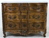 205. LOUIS XV PROVINCIAL FRUITWOOD COMMODE