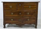 209. LOUIS XV PROVINCIAL WALNUT COMMODE