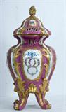235. SEVRES PORCELAIN COVERED URN