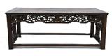 289. CHINESE HARDWOOD SALON TABLE
