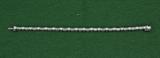 304. DIAMOND AND PLATINUM BRACELET