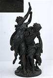 344. IN THE MANNER OF CLAUDE-MICHAEL CLODION: "TWO BACCHANTES WITH A YOUNG CHERUB"