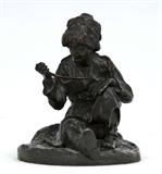 349. ABRAHAM C. F. WOERFELL: "SEATED COSSACK"