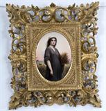 367. ROYAL BERLIN (KPM) PORCELAIN PLAQUE OF RUTH