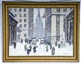 390. GUY WIGGINS: "WALL STREET, WINTER"