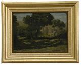 393. JACQUES FRANCOIS CARABAIN: "FOREST LANDSCAPE"