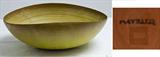 400. OTTO AND GERTRUDE NATZLER: OVAL-FORM BOWL