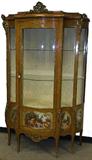 403. LOUIS XV "VERNIS MARTIN" STYLE CABINET VITRINE