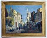 412. ATTRIBUTED TO WEBER: "MOORISH STREET SCENE"
