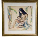 441. DONNA SCHUSTER: "MOTHER AND CHILD"