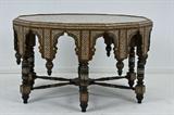 442. MOORISH MOTHER-OF-PEARL INLAID OCCASIONAL TABLE