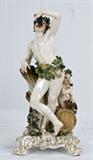 479. MEISSEN PORCELAIN FIGURE OF BACCHUS