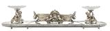 246. FRENCH SILVERED BRONZE SURTOUT DE TABLE