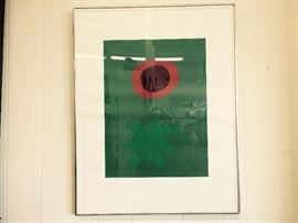 Signed Adolph Gottleib Screenprint 1972 $2500 25% off: $1500
