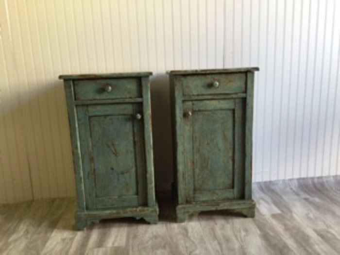 Green Painted Bedside Tables  $425 for the pair  25% off: $319