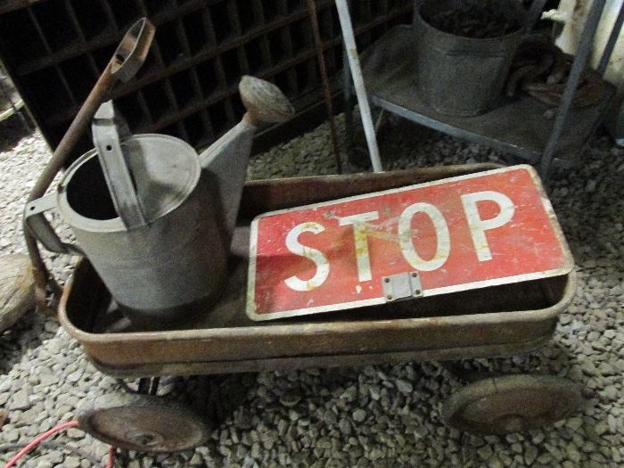 Old Signs, Watering Cans