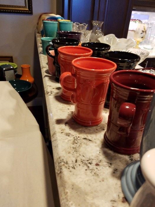 Fiestaware cappuccino mugs