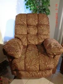 Recliner, one of 2 matching