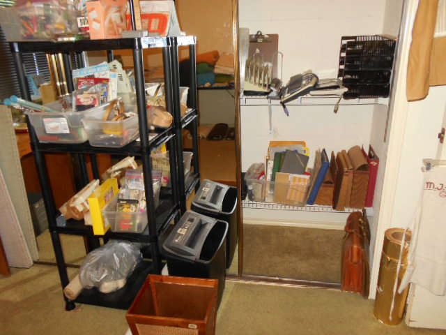 office items, sewing items, Fellowes shredder 