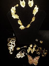 Designer costume jewelry