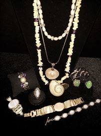 Mother of pearl jewelry