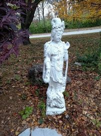 Female garden statuary