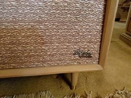 The Fisher Stereophonic turn table with matching speaker