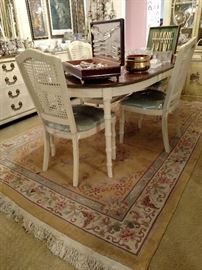 Dining table and chairs