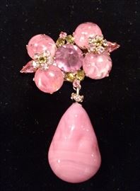 Vintage costume brooch by Schreiner