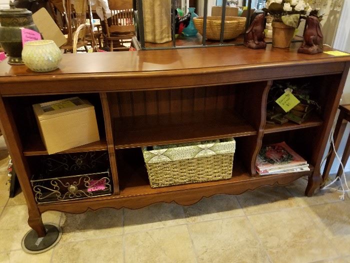 Ethan Allen bookcase, TV stand, or great mudroom piece