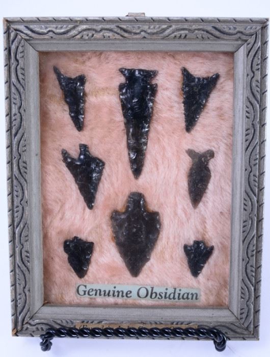 3: Obsidian Bird Points from Lake County Oregon