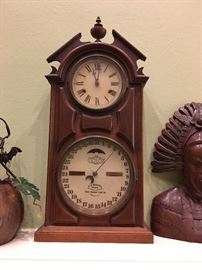 Highly Collectible H.B. Horton Antique Calendar Clock