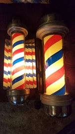 2 Barber Poles