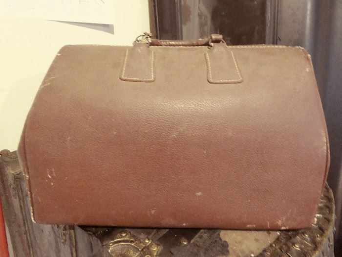 Vintage Leather Medicine Bag