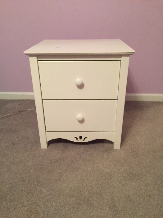 NIght stand from girl's bedroom set.