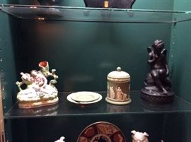 Antique bronze, Staffordshire, and Wedgwood