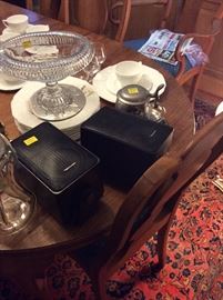 Many sets of speakers