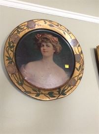 Victorian metal serving tray