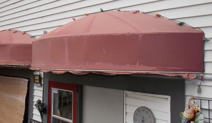 one of two awnings