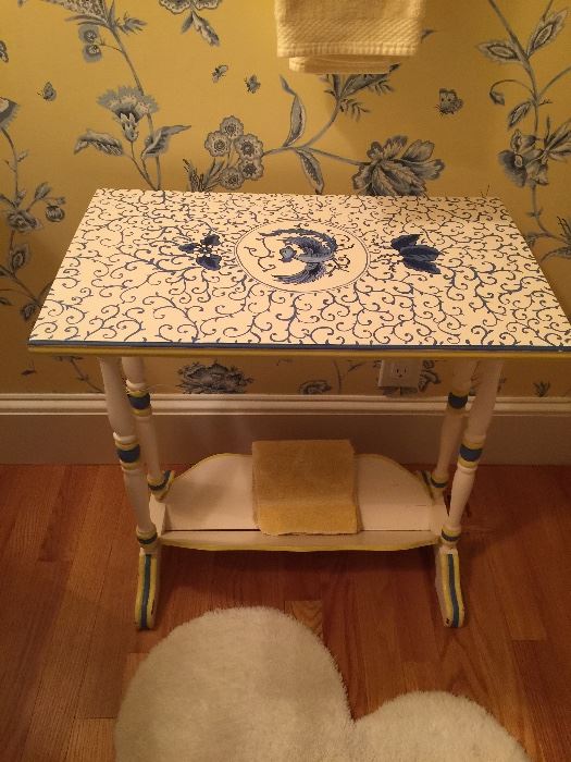 Table Painted by Joan Peters 