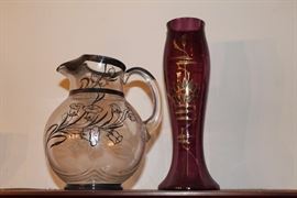 Great selection Victorian glassware