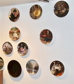 Large selection of collector's plates