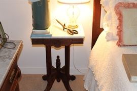 Victorian marble top table