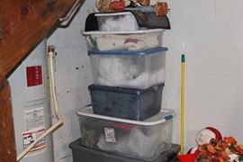 Lots and lots of Christmas decorations!