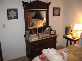 Victorian marble top dresser