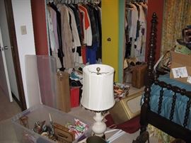 Quality designer label clothing, including a mink stole