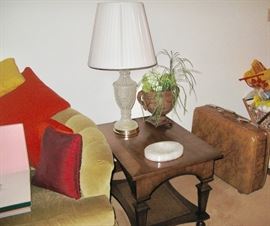 End tables and lamps