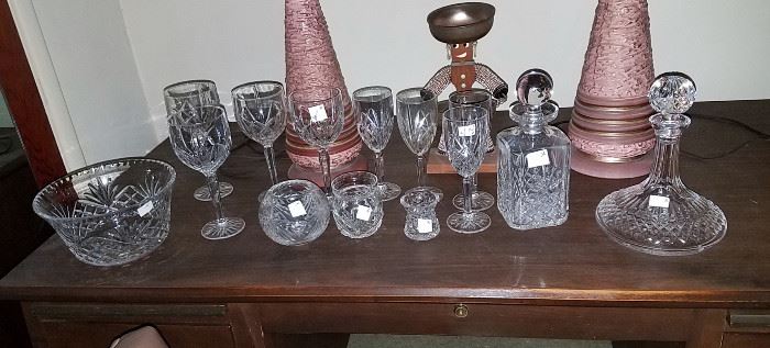 waterford stemware and bowls