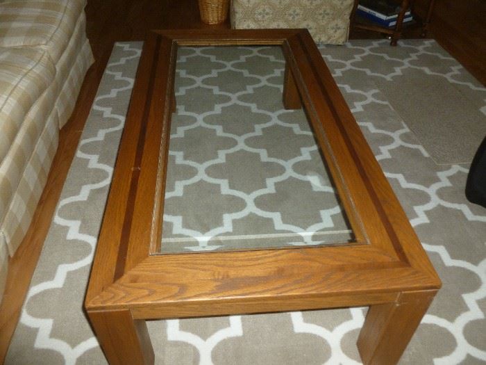 One of two matching tables. 8x10 rug in excellent condition.